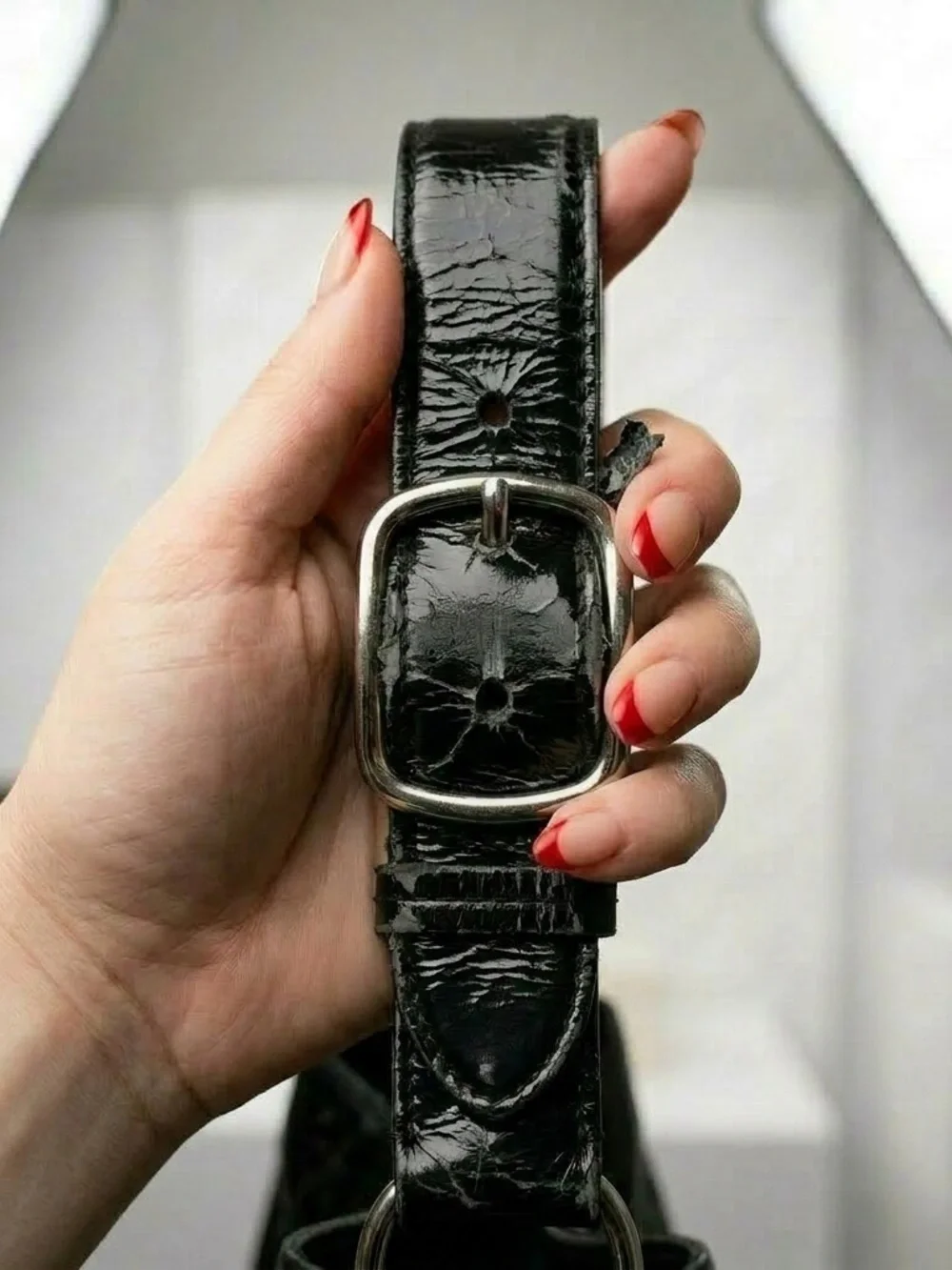 Coach Black patent Leather Satchel